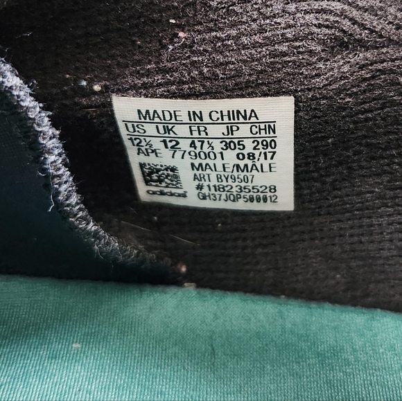 Adidas EQT Cushion ADV Triple Black Mens Size 12.5 Running Sneakers BY9507 RARE! - Picture 9 of 14